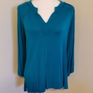 Cable & Gauge Blue Top